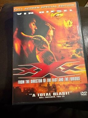 xXx DVD Full Screen Special Edition - Vin Diesel - Red/Orange Cover